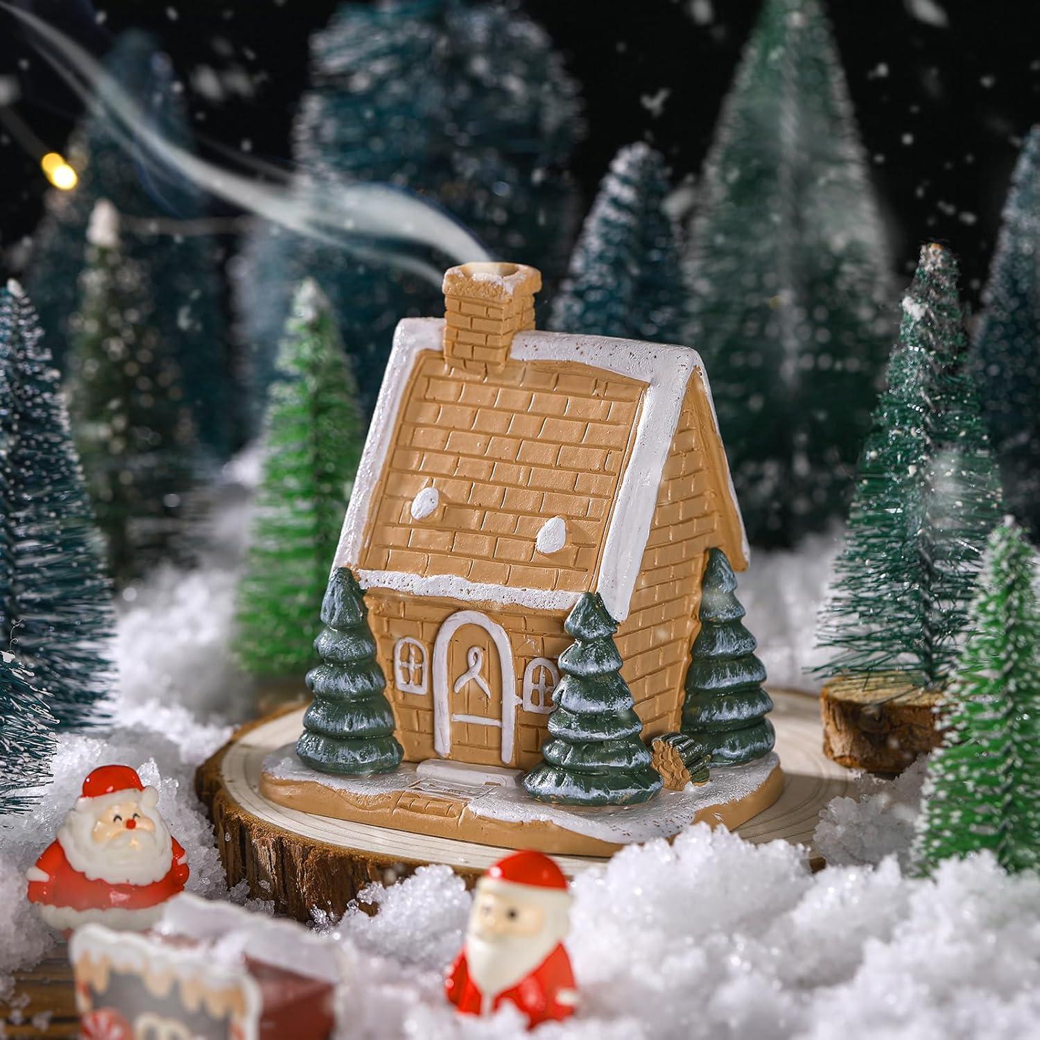 Soporte de Incienso de Retroceso Sieral Casa de Jengibre 10 cm