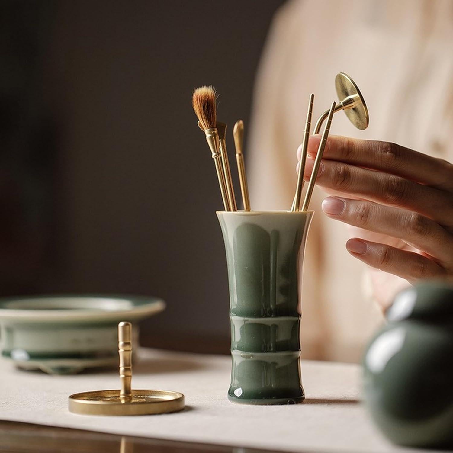 Juego de quemador de incienso Hermit Life con 12 herramientas