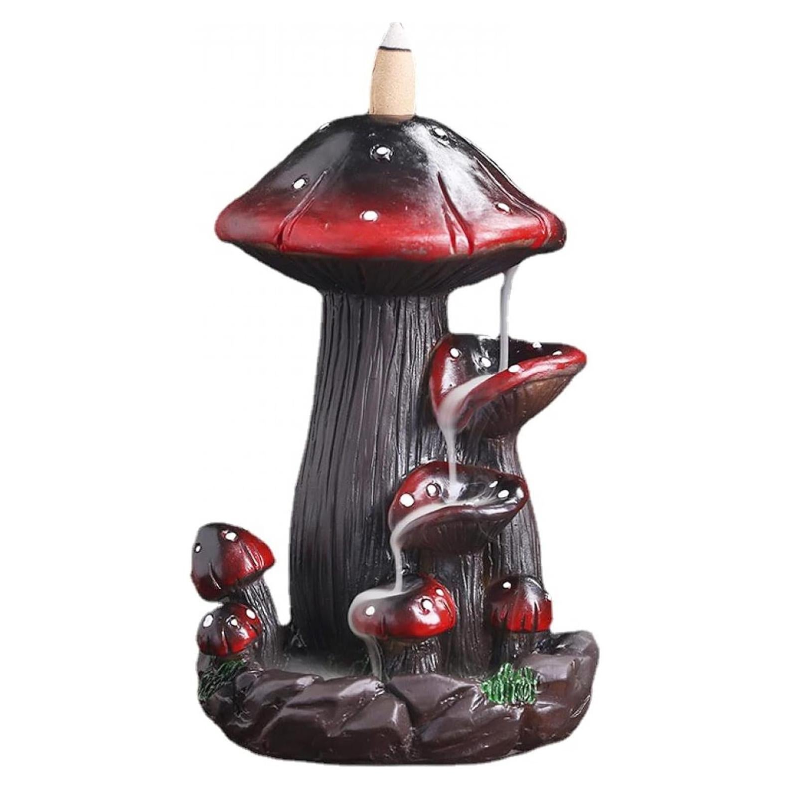 Quemador de Incienso Retroceso YYW Hongo de Resina 300g