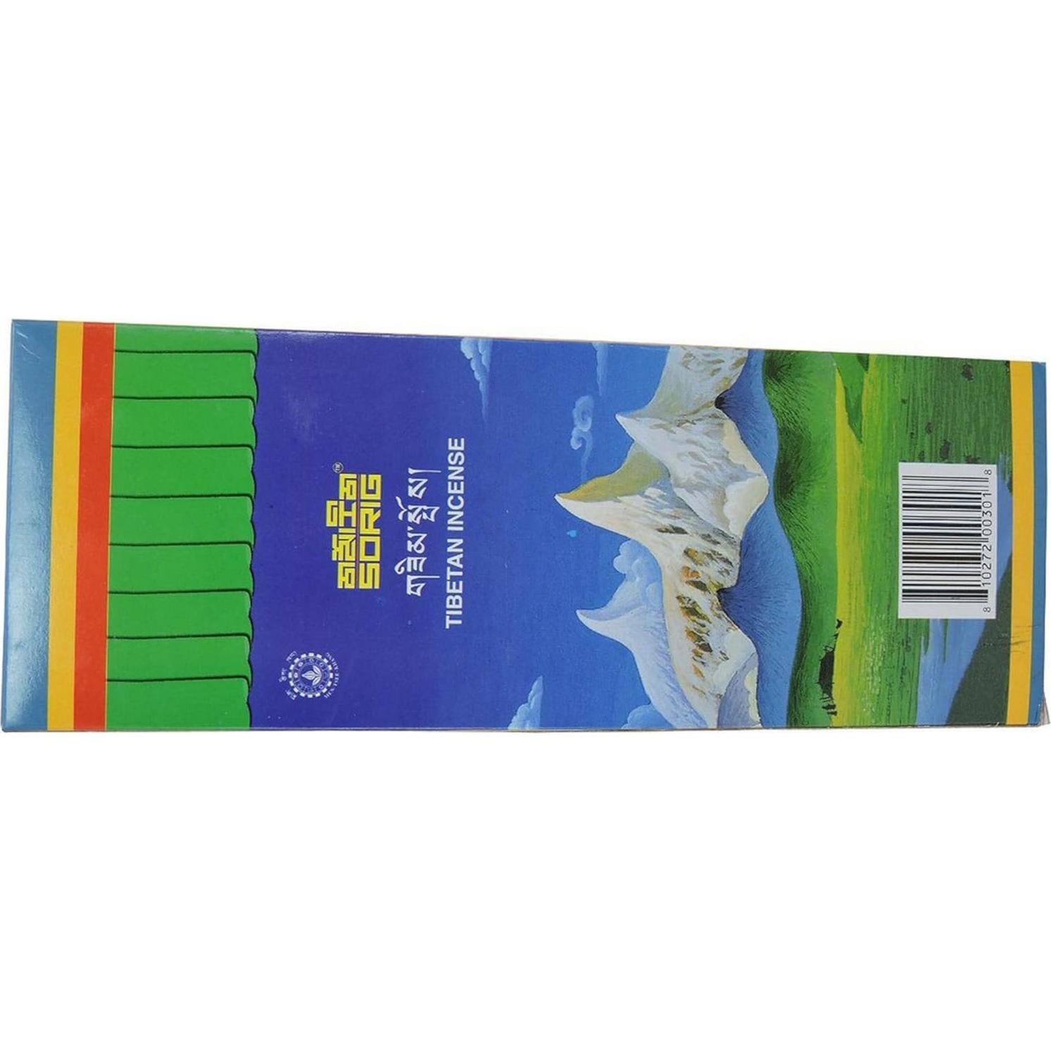 Incienso Tibetano Hecho a Mano 60 Varitas MEN-TSEE-KHANG