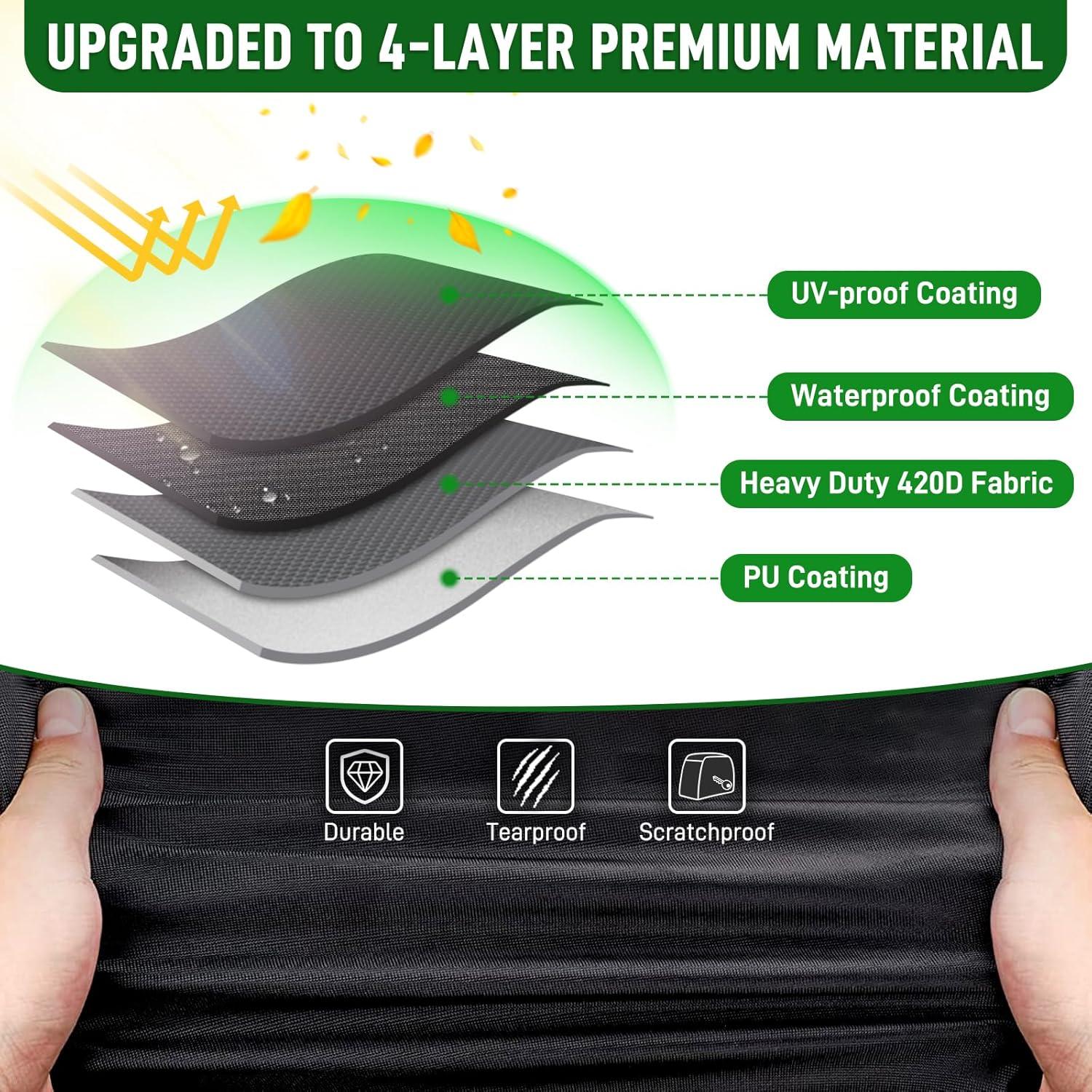 Cubierta de Carrito de Golf Cartalia 420D Impermeable 2-4 Pasajeros