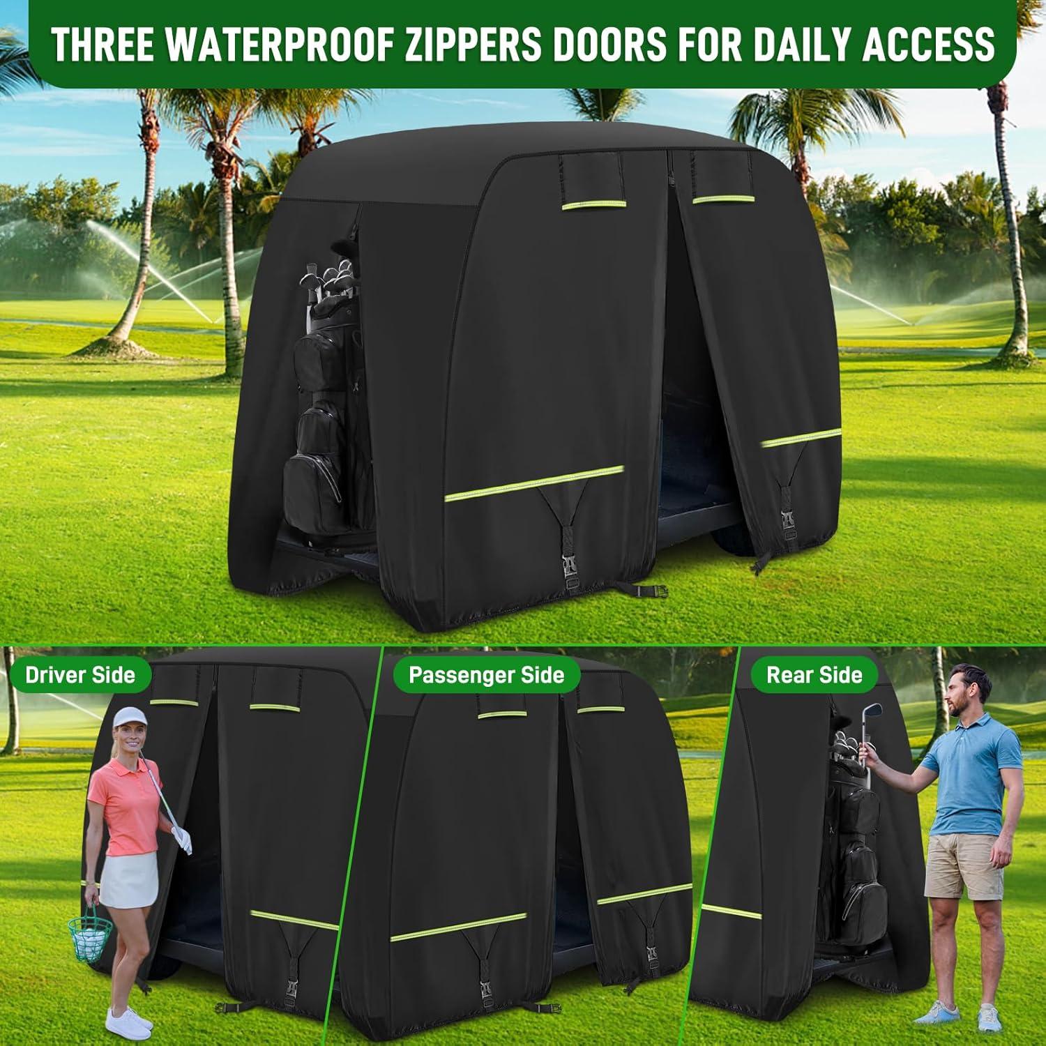 Cubierta de Carrito de Golf Cartalia 420D Impermeable 2-4 Pasajeros