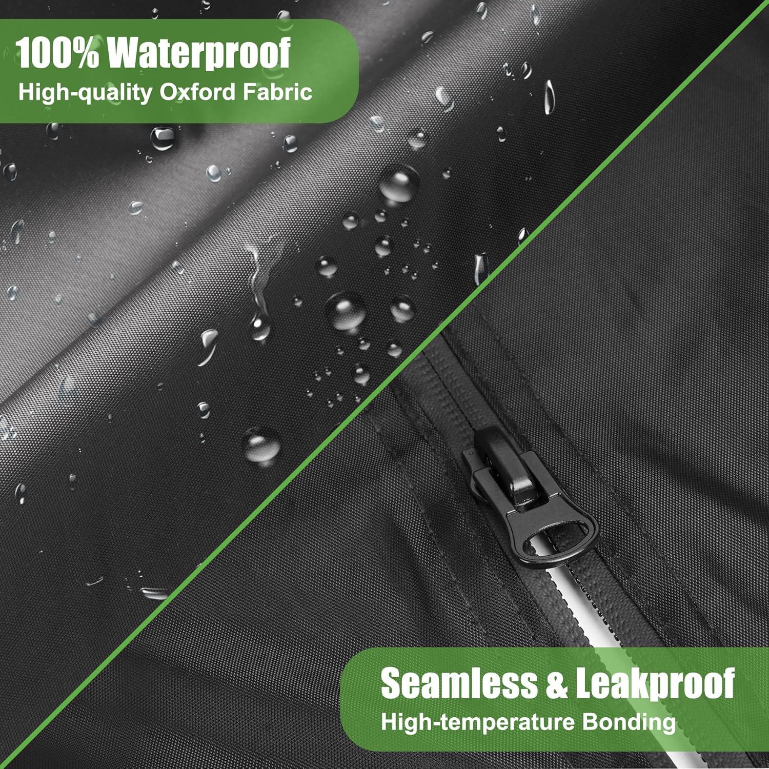 Cubierta Universal para Carros de Golf 10L0L Negra 2-4 Pasajeros