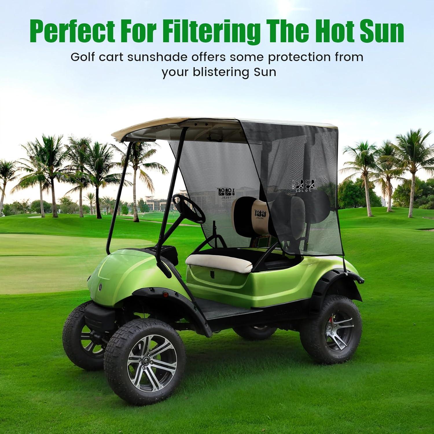 Cubierta de Sombra 10L0L para Carro de Golf Yamaha G29 Beige