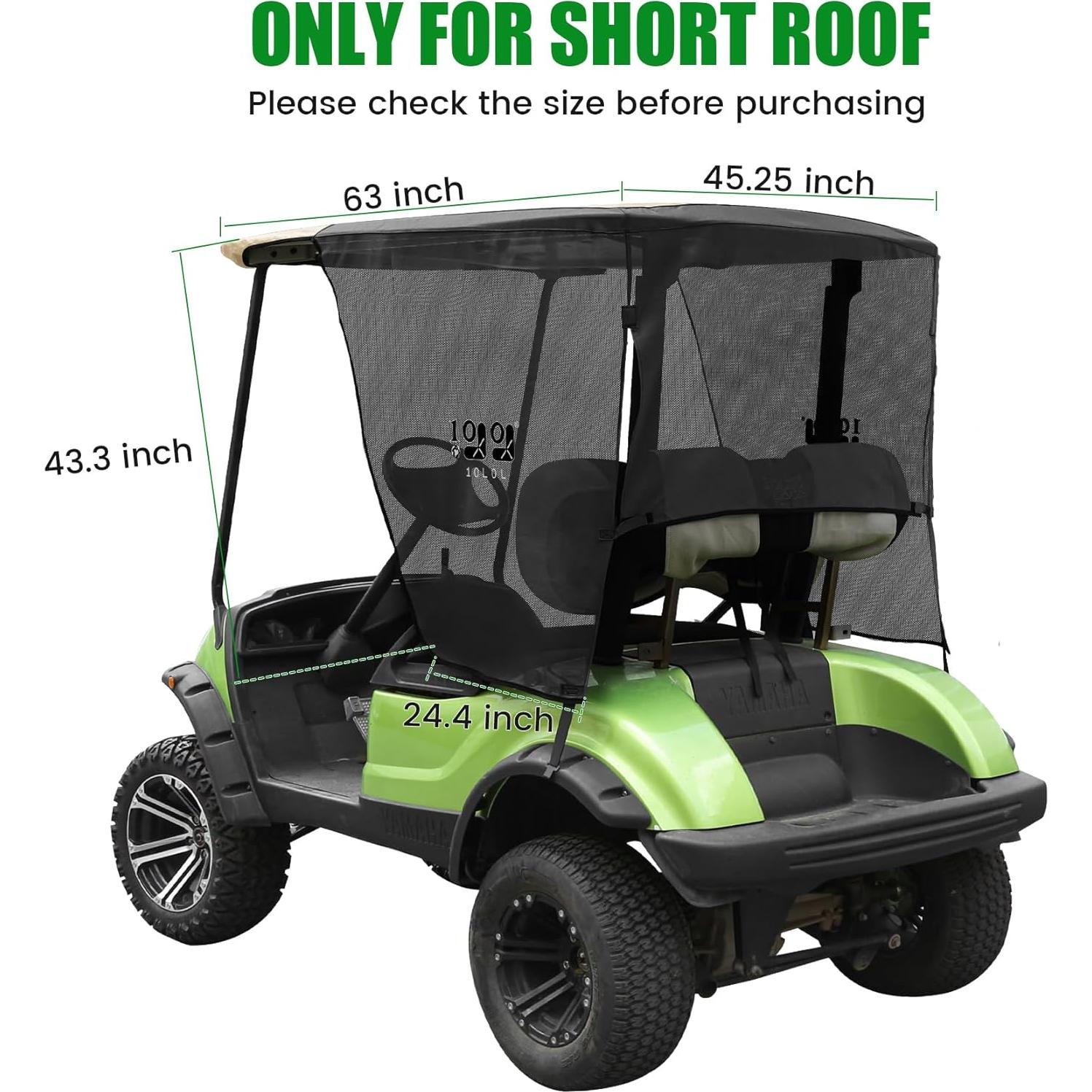 Cubierta de Sombra 10L0L para Carro de Golf Yamaha G29 Beige