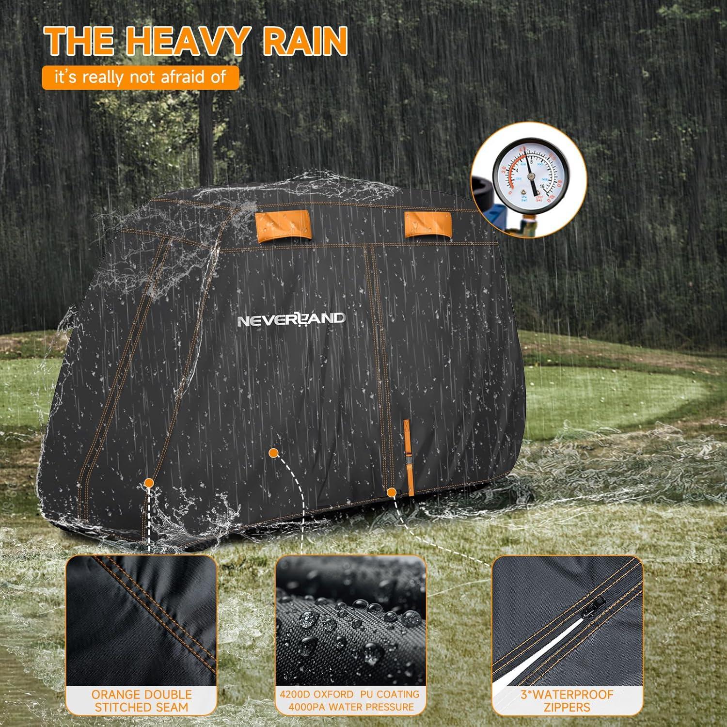 Funda Impermeable para Carro de Golf NEVERLAND 2 Pasajeros