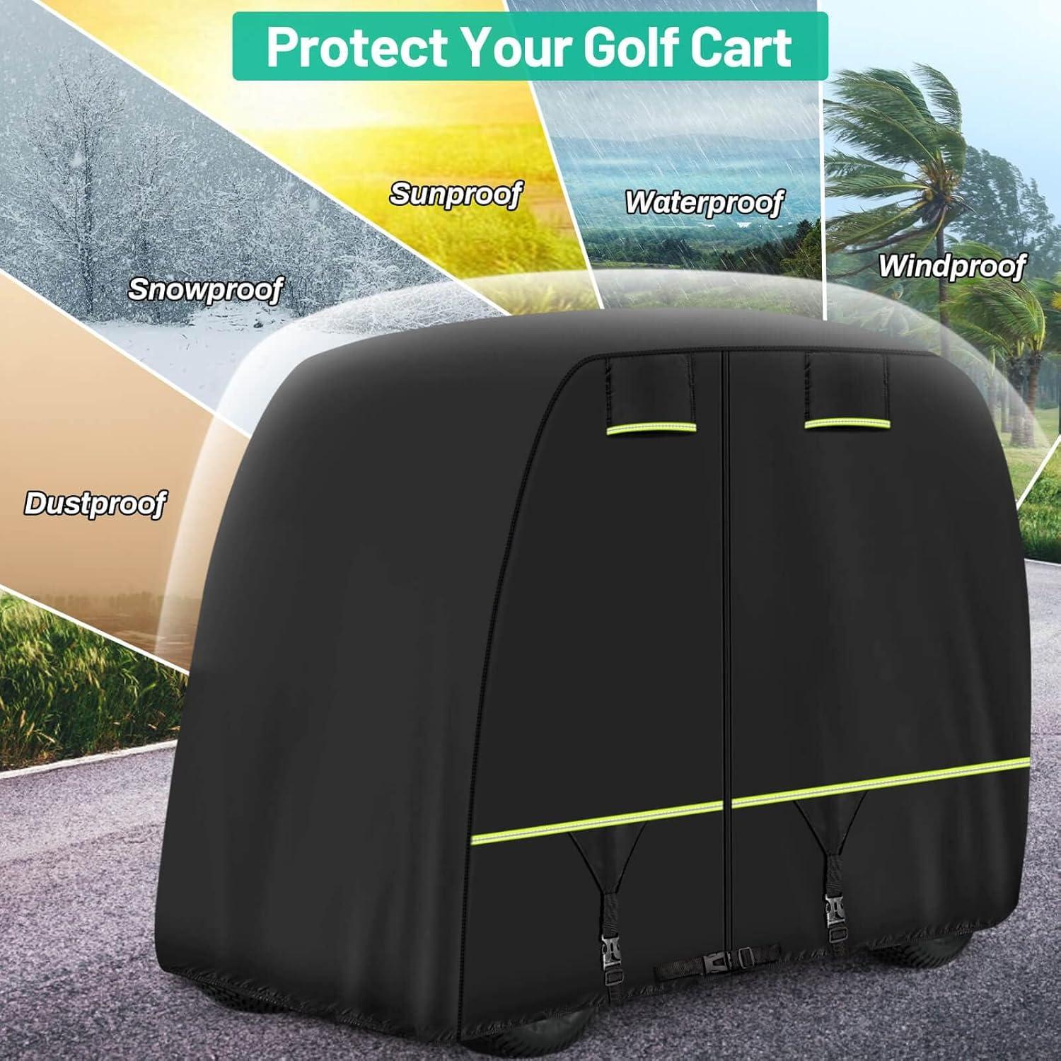 Cubierta para Carro de Golf MOSNAI 2-4 Pasajeros Impermeable