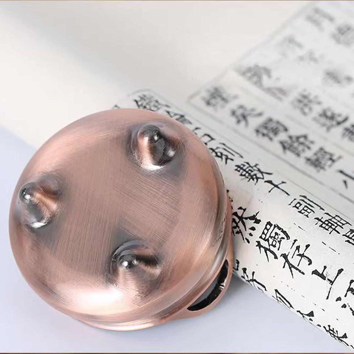 Quemador de Incienso Circular CHENSHUO Bronce Mini 3.8cm