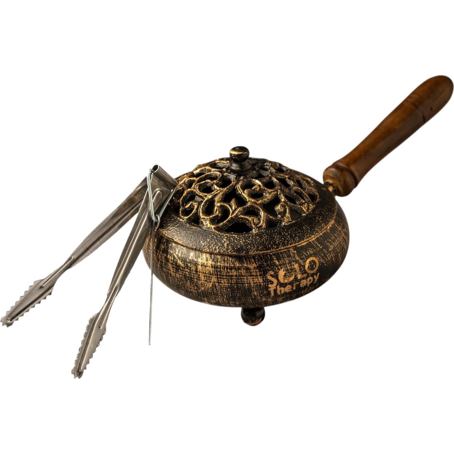 Horno de Carbón de Hierro Solo Therapy 22.86 cm Dorado