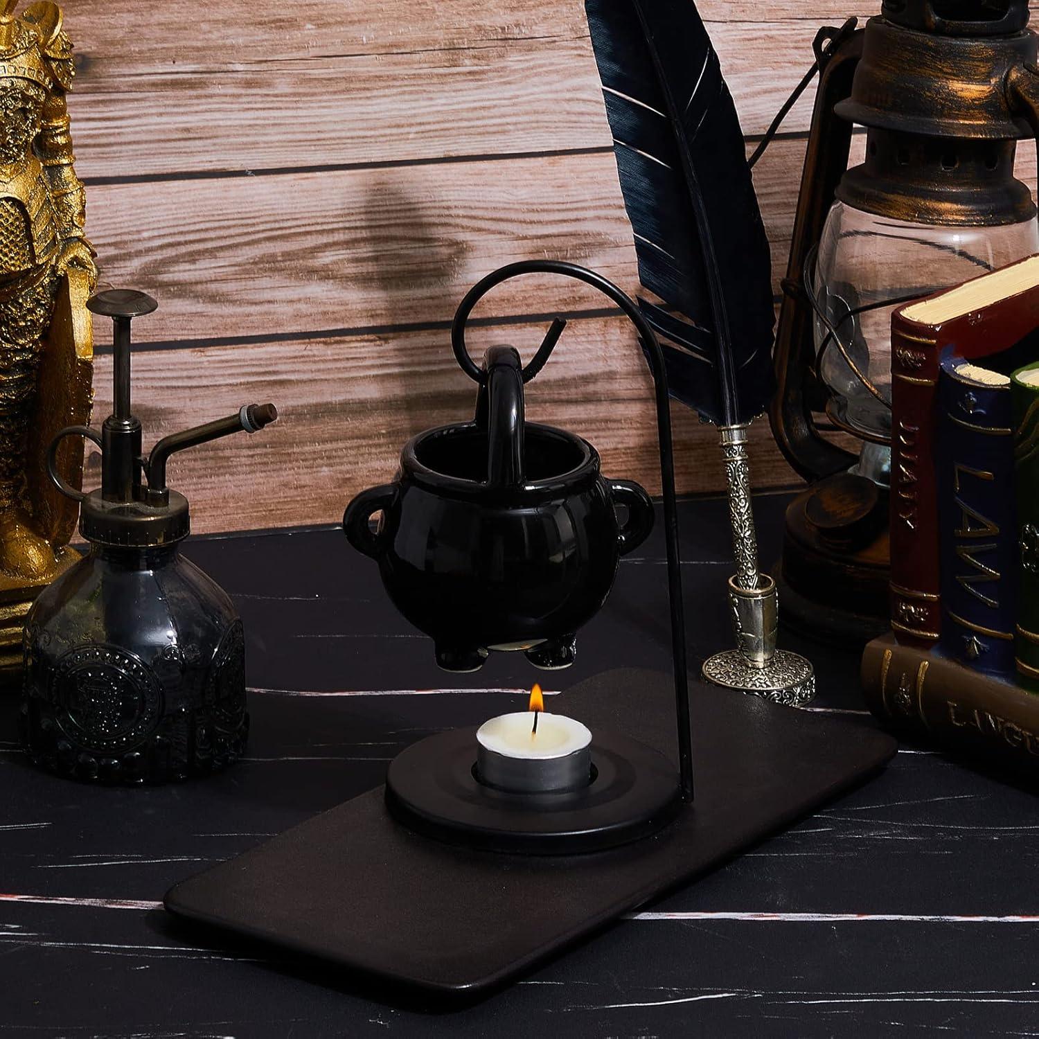 Conjunto de Quemador de Aceite de Caldero Tessco con 10 Velas