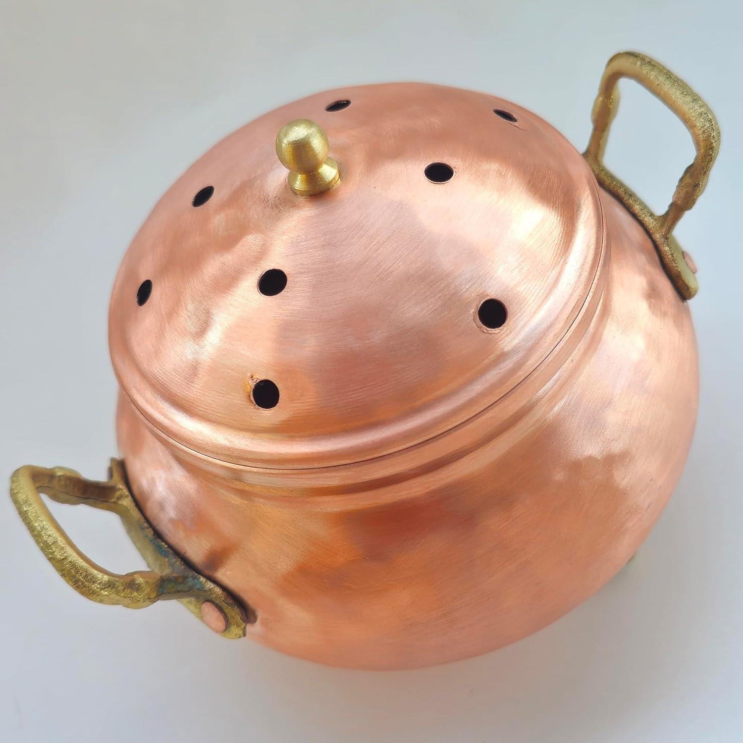 Cuenco de Cobre Ovalado Copperpek 15.24 cm para Incienso