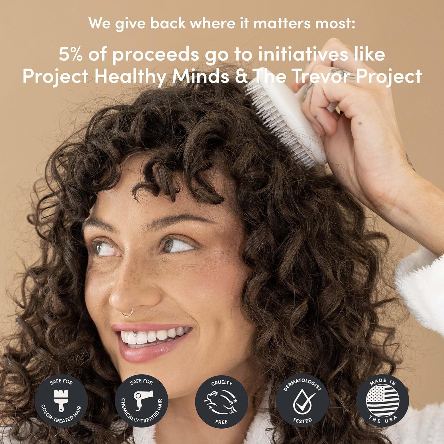 Cepillo Exfoliante Jupiter 600 para Cuero Cabelludo Negro