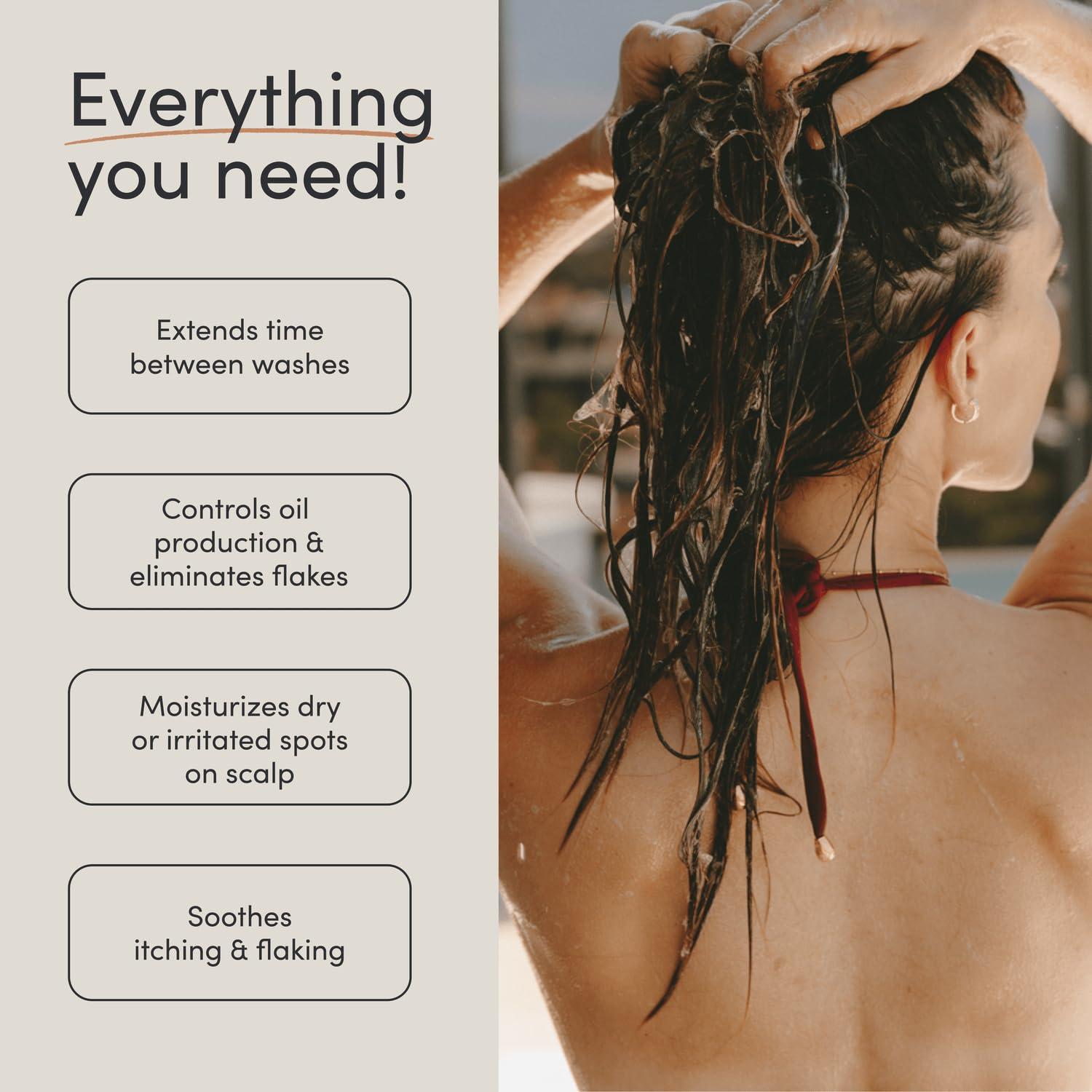 Cepillo Exfoliante Jupiter 600 para Cuero Cabelludo Negro