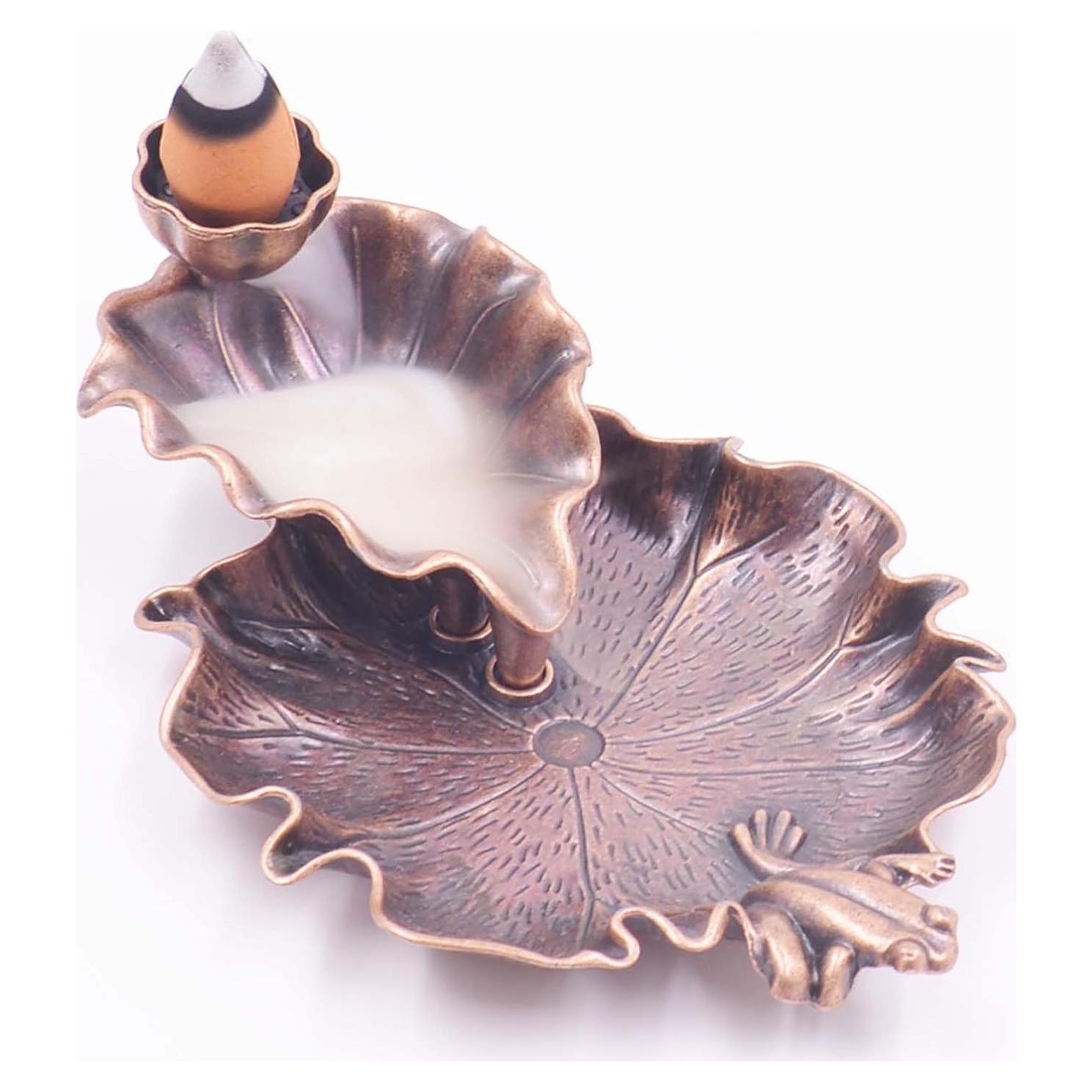 Soporte de Incienso de Cobre MGMGART con 30 Conos