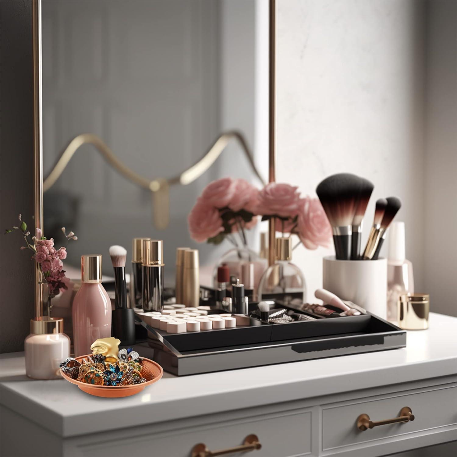 Tazón Decorativo de Cobre Martillado Amitofo 11.43 cm