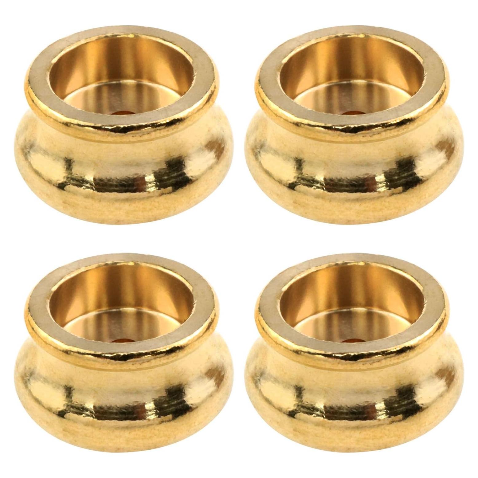 Soporte de Incienso Mini de Latón Dorado - 4 Piezas