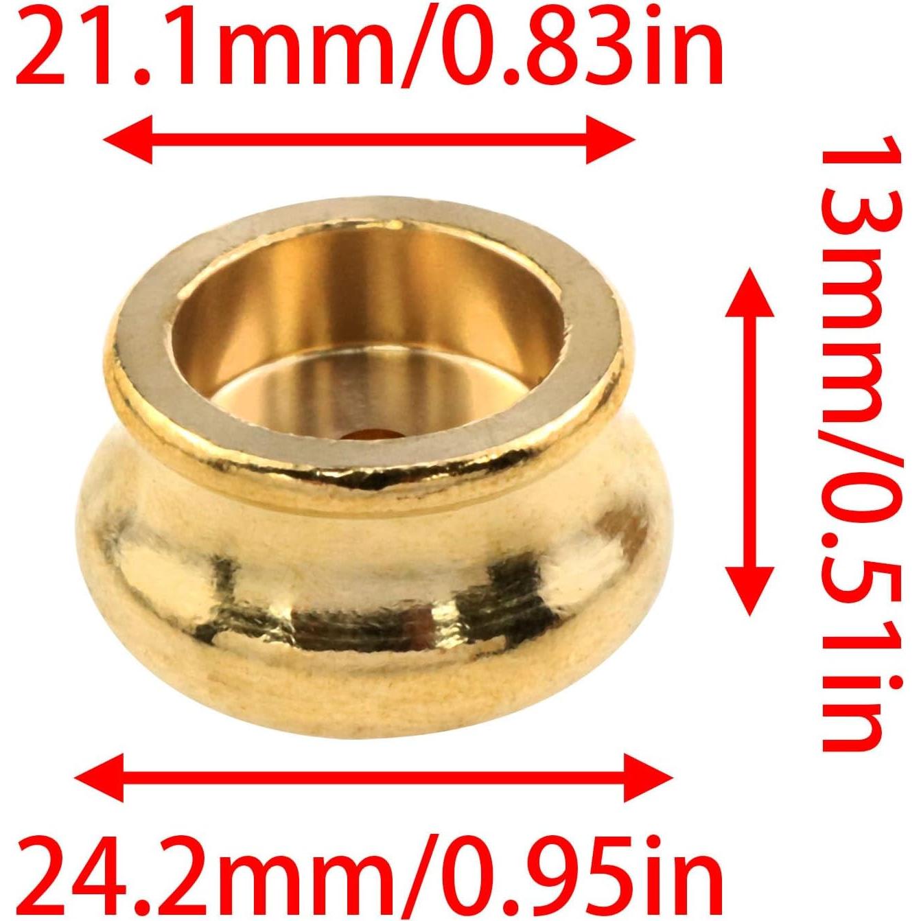 Soporte de Incienso Mini de Latón Dorado - 4 Piezas