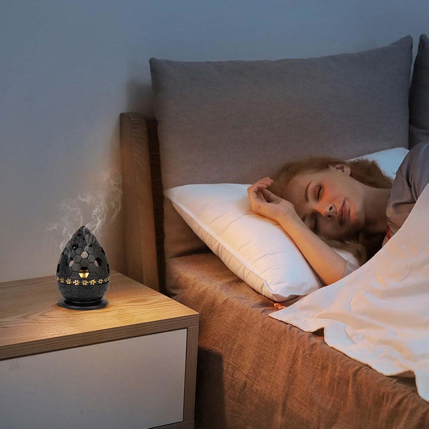 Soporte para Incienso Xisakaca Negro Cilíndrico 13x8cm