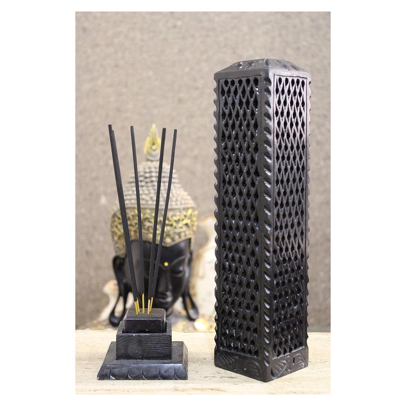 Soporte para Incienso ARTISENIA de Piedra de Jabón 27.94 cm