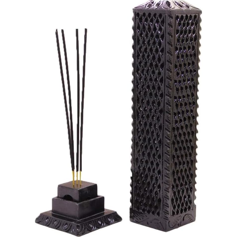 Soporte para Incienso ARTISENIA de Piedra de Jabón 27.94 cm