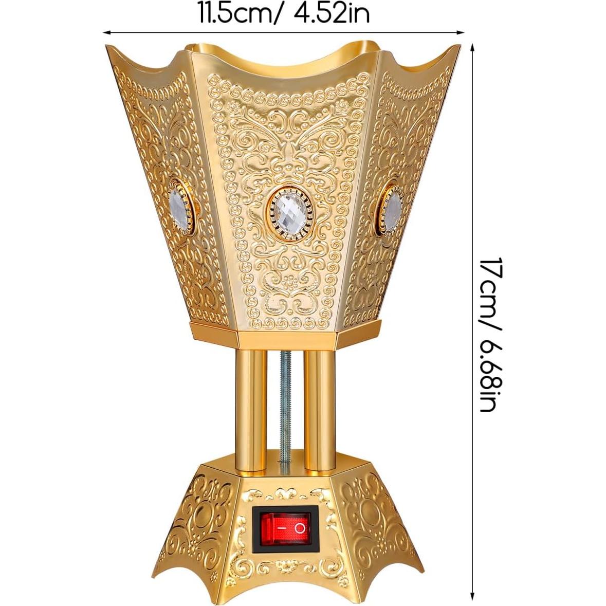 Quemador de Incienso Eléctrico MAGICLULU Estilo Retro 17cm