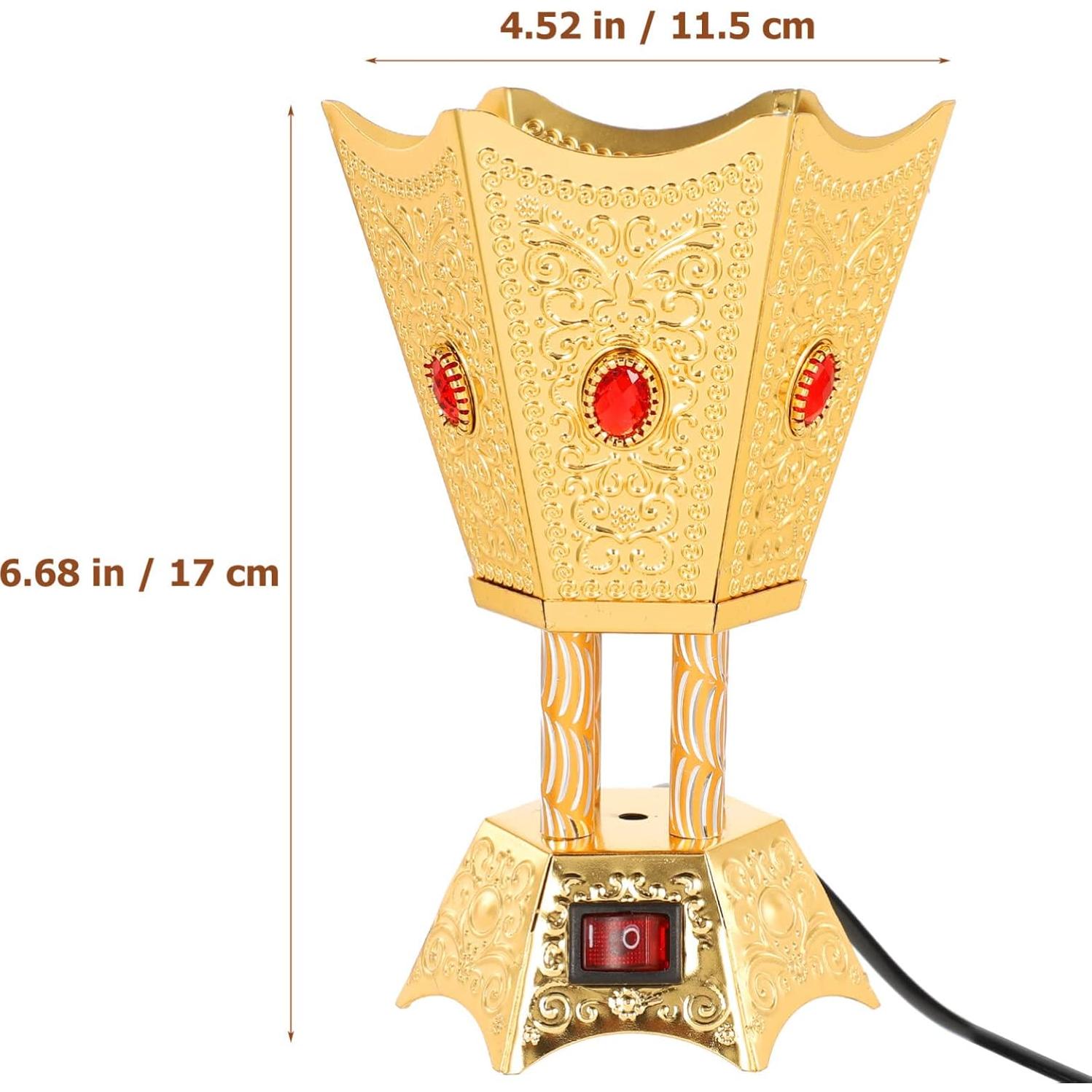 Quemador de Incienso Eléctrico MAGICLULU Estilo Retro 17cm