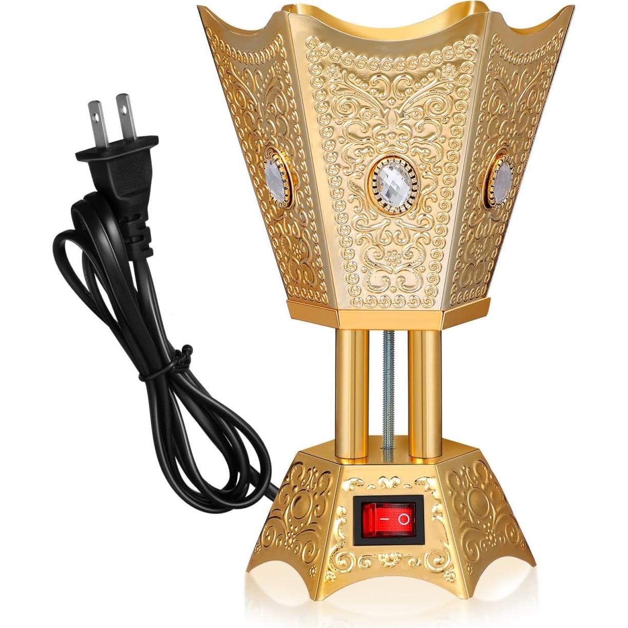 Quemador de Incienso Eléctrico MAGICLULU Estilo Retro 17cm