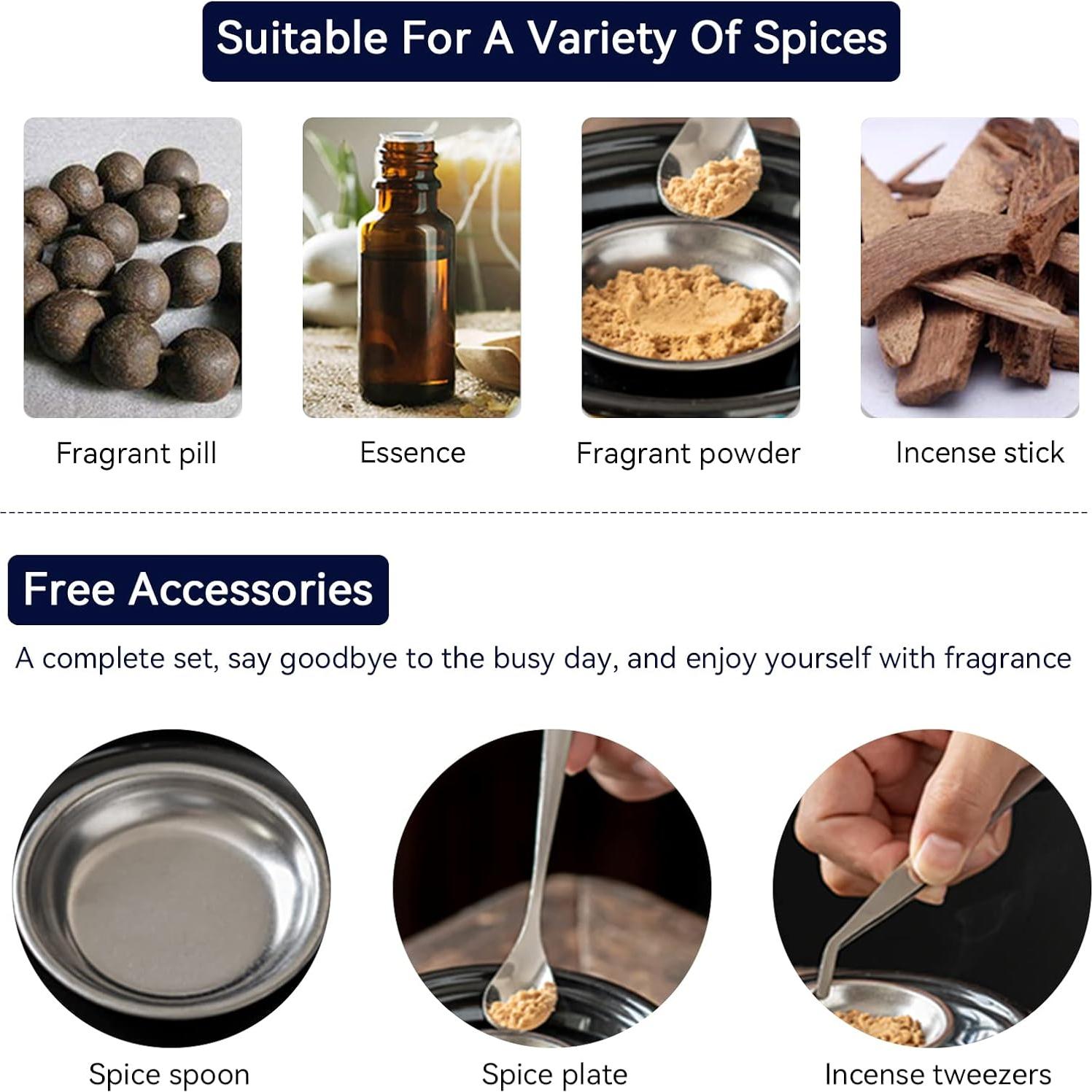 Quemador de Incienso Eléctrico ISSNW Cerámica Esmaltada 0.73kg