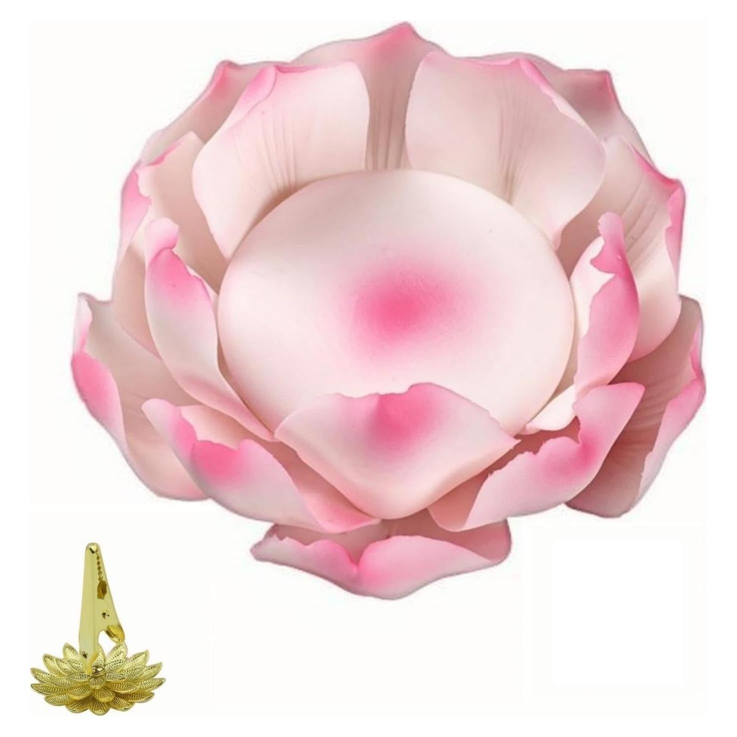 Soporte de Incienso de Loto Rosa Fluox Fuya 12.6cm Cerámica