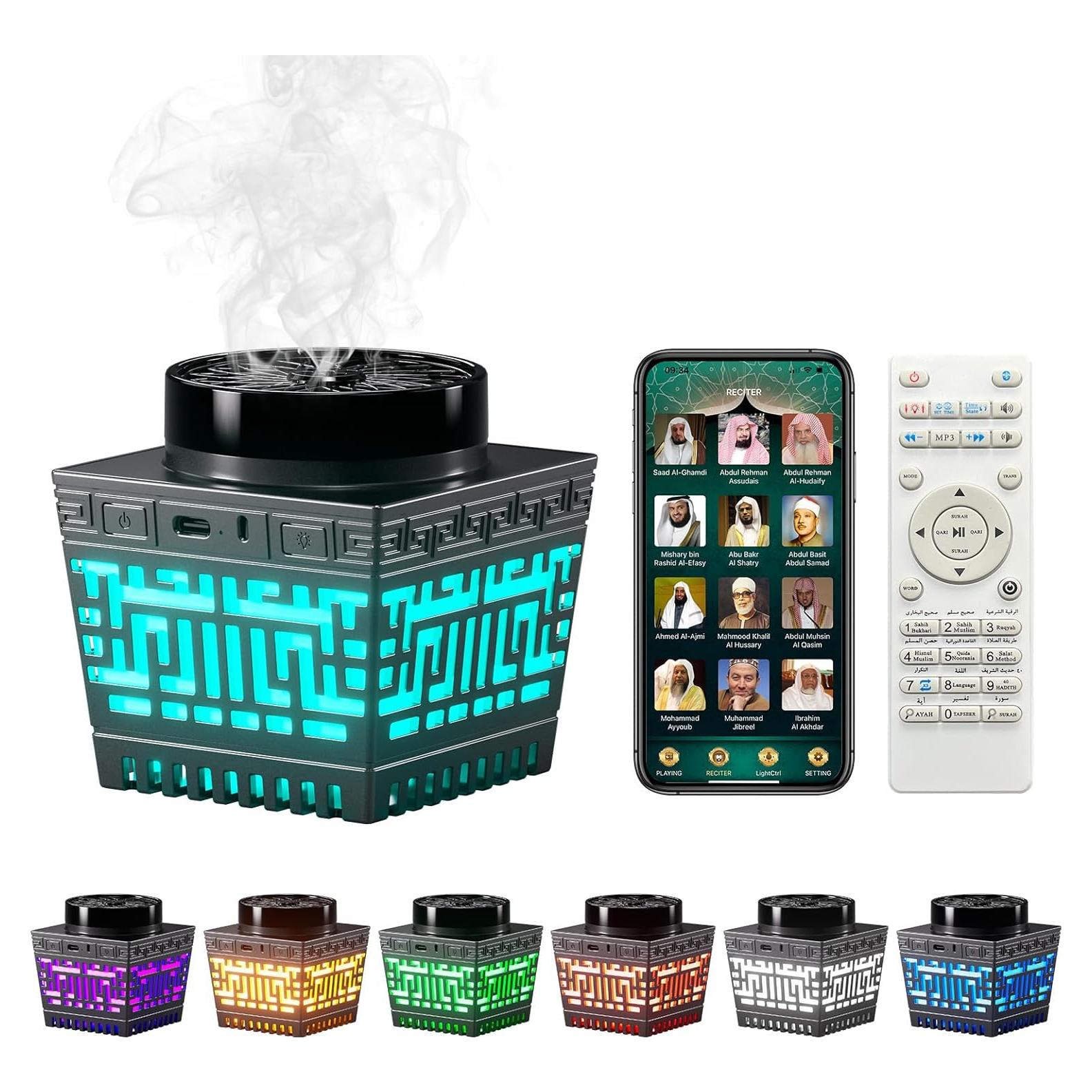 Horno de Incienso Eléctrico Telawah 2 en 1 con Altavoz Bluetooth