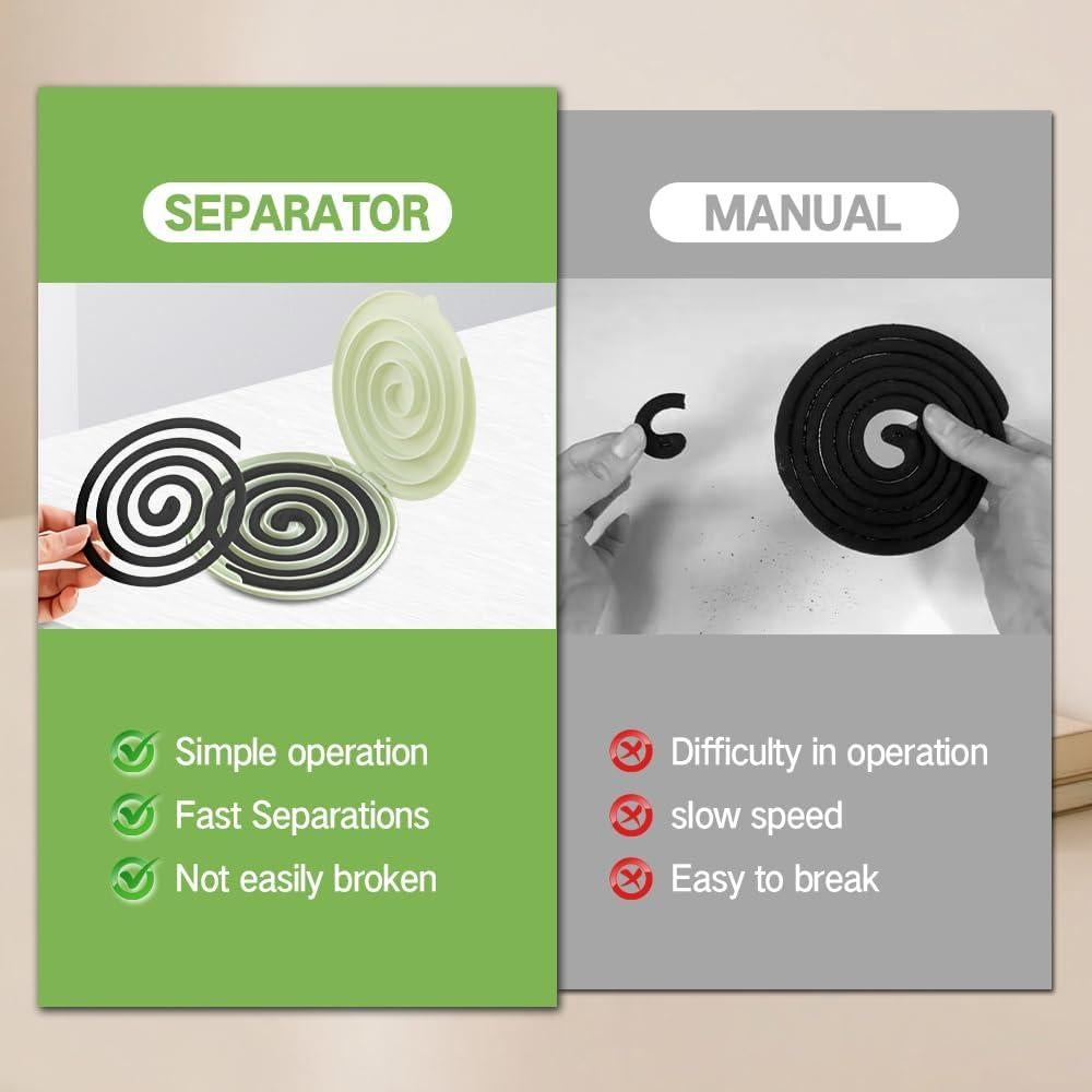 Soporte para Espirales de Mosquito Dayinkes Verde 16 cm