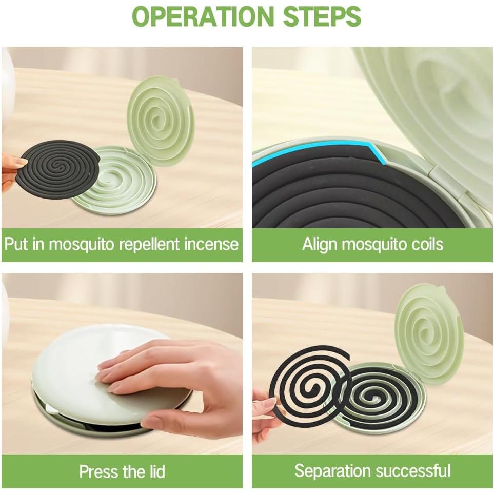 Soporte para Espirales de Mosquito Dayinkes Verde 16 cm