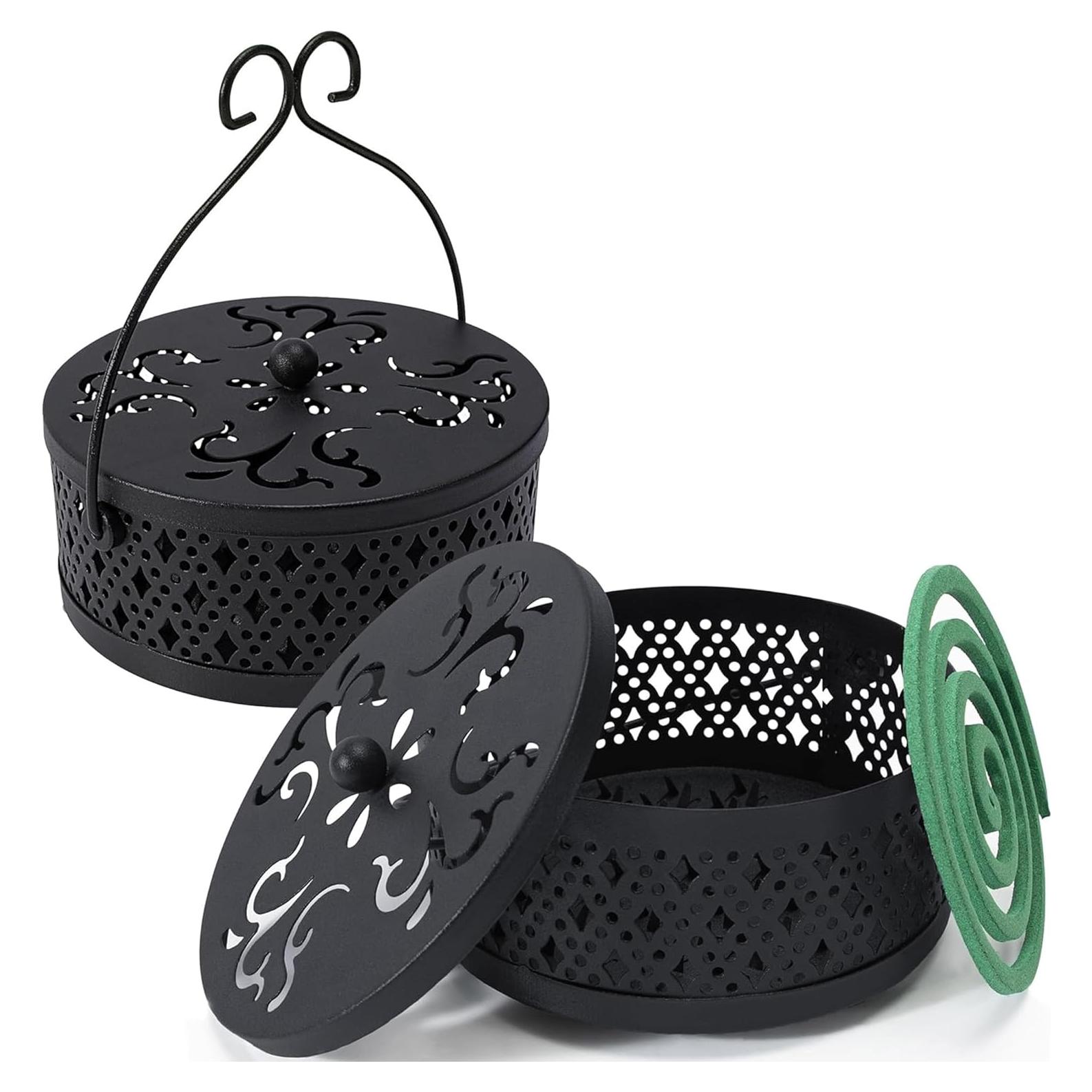 Soporte para Espirales de Mosquitos MyLifeUNIT 2 Piezas Negro