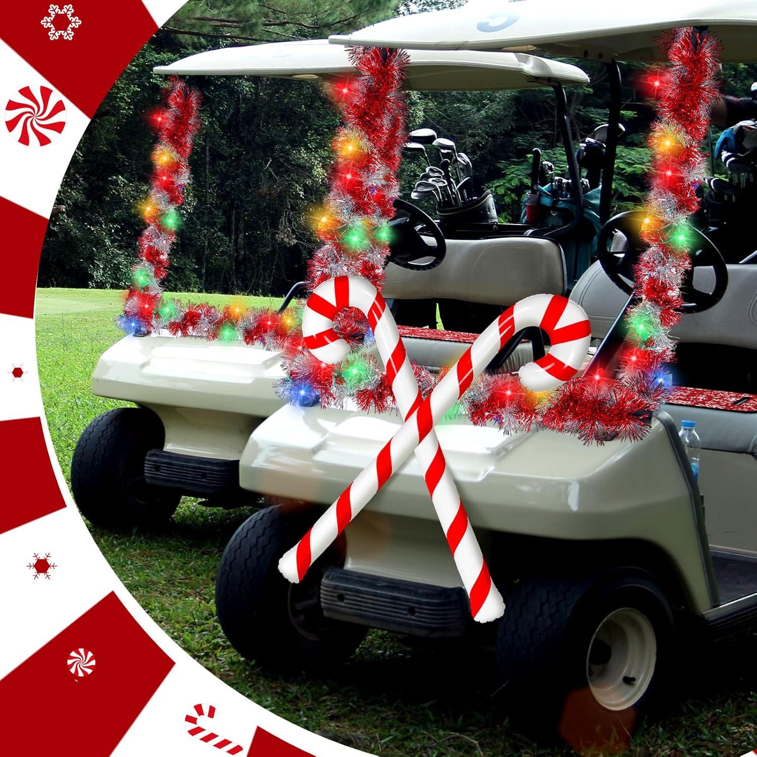 Kit de Decoración Navideña para Carritos de Golf Suncalla
