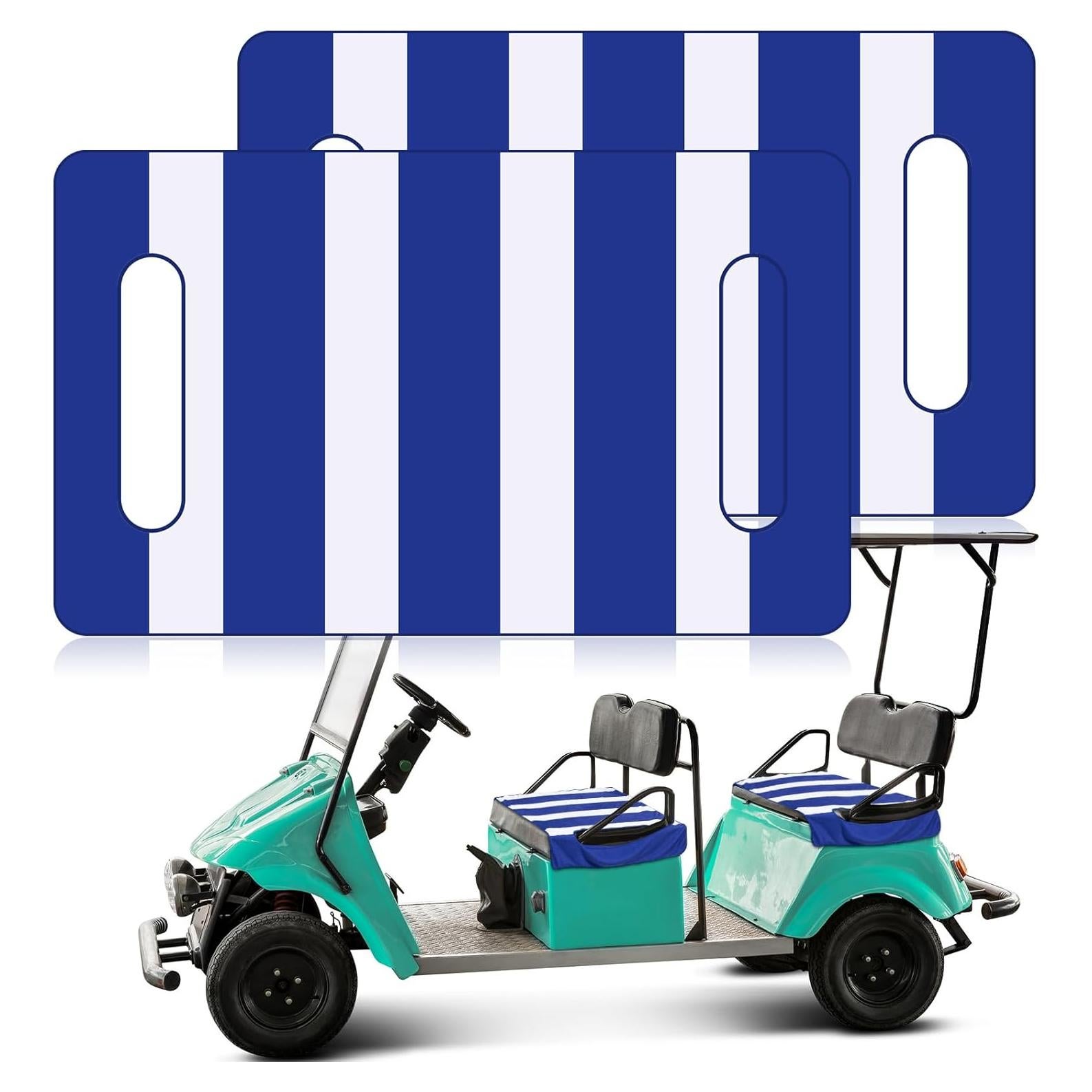 Funda de Asiento de Carrito de Golf HunnmingRe 2 Pcs Microfibra