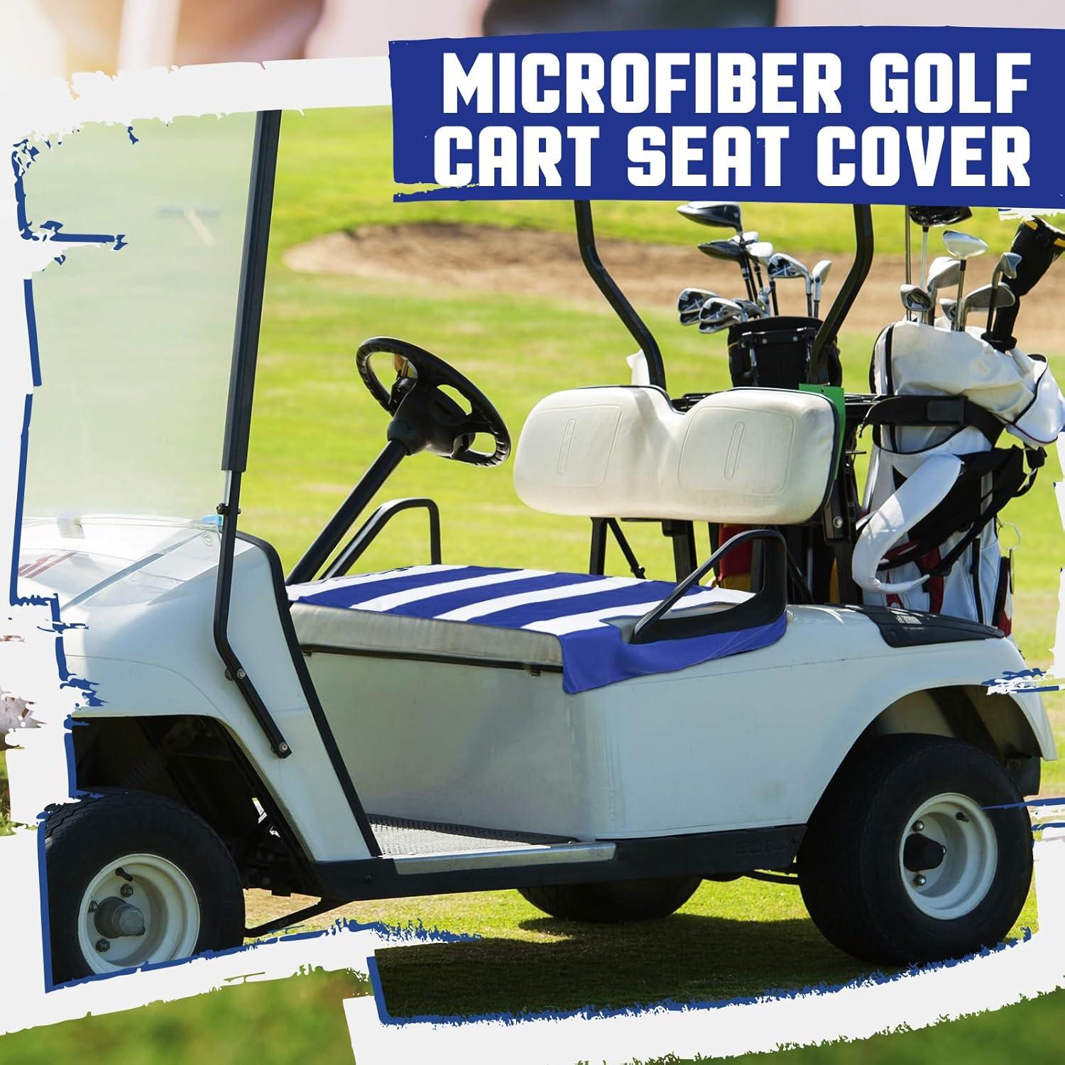 Funda de Asiento de Carrito de Golf HunnmingRe 2 Pcs Microfibra