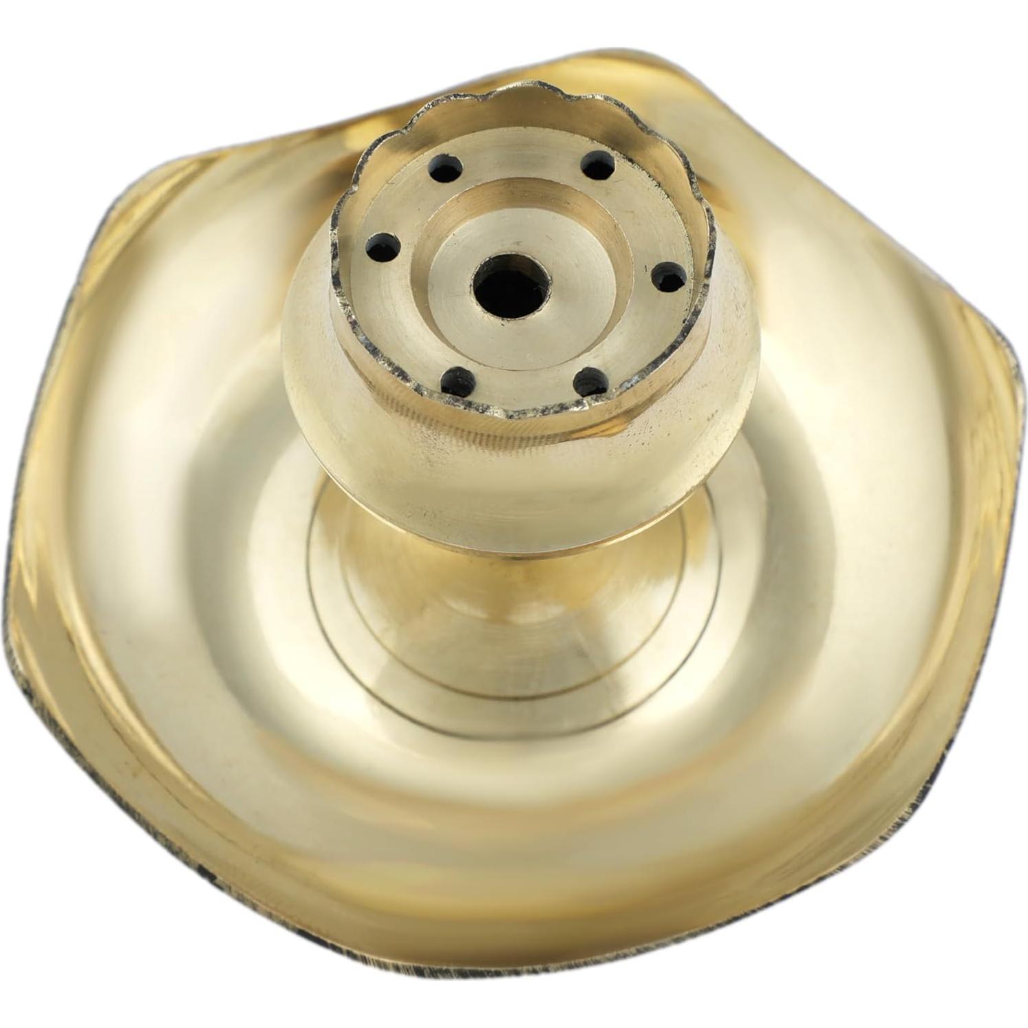 Soporte de Incienso de Latón Aditri Creation 8.89 cm Dorado