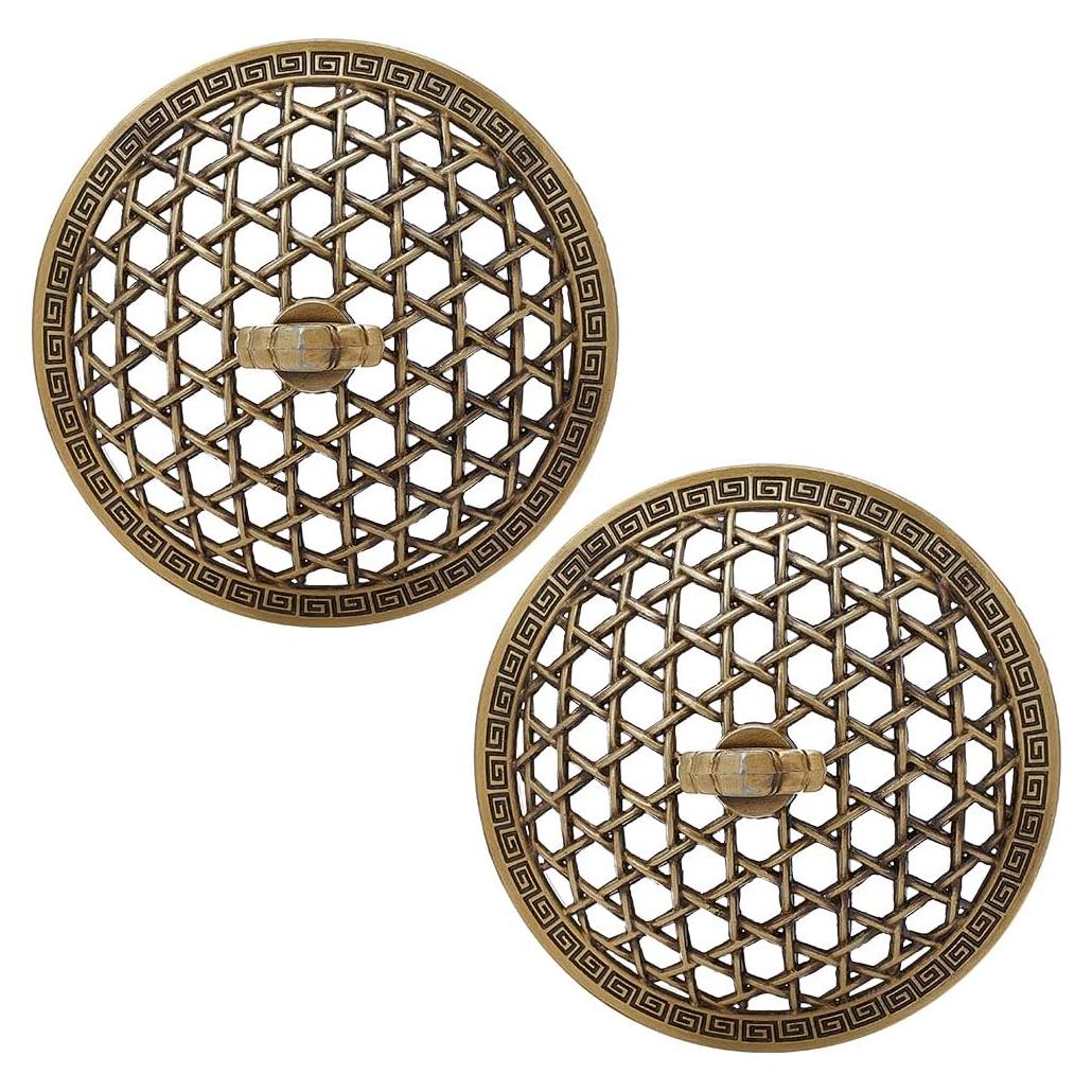 Tapa de Quemador de Incienso DICOSMETIC 2pcs Malla Bronce 66mm