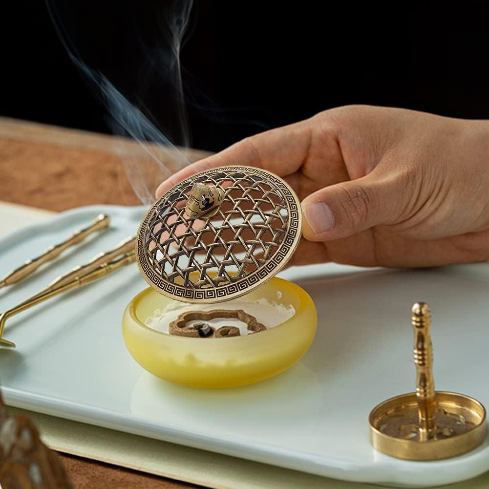 Tapa de Quemador de Incienso DICOSMETIC 2pcs Malla Bronce 66mm