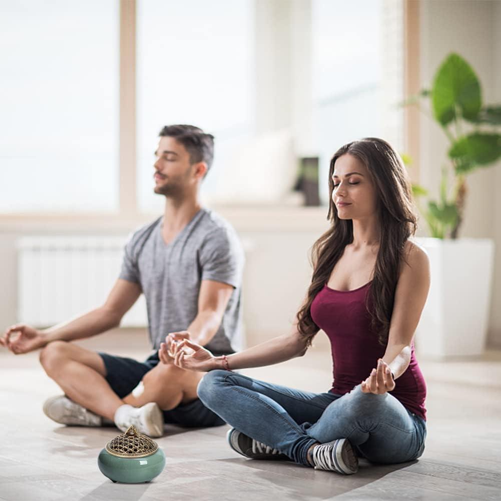 Tapa de Quemador de Incienso DICOSMETIC 2pcs Malla Bronce 66mm