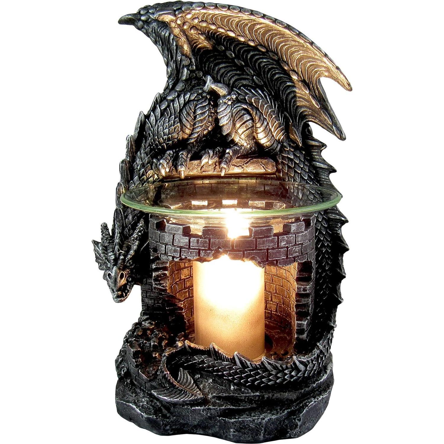Quemador de Aceite Eléctrico Dragón Feroz DWK 23x15 cm