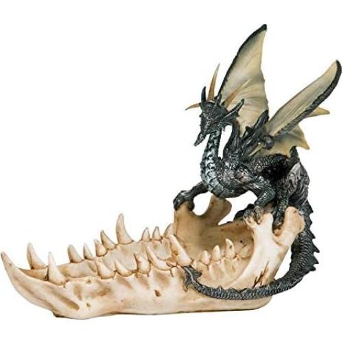 Estatua de Ofrenda Dragón Design Toscano 23 cm Poliresina