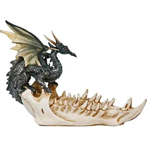 Estatua de Ofrenda Dragón Design Toscano 23 cm Poliresina