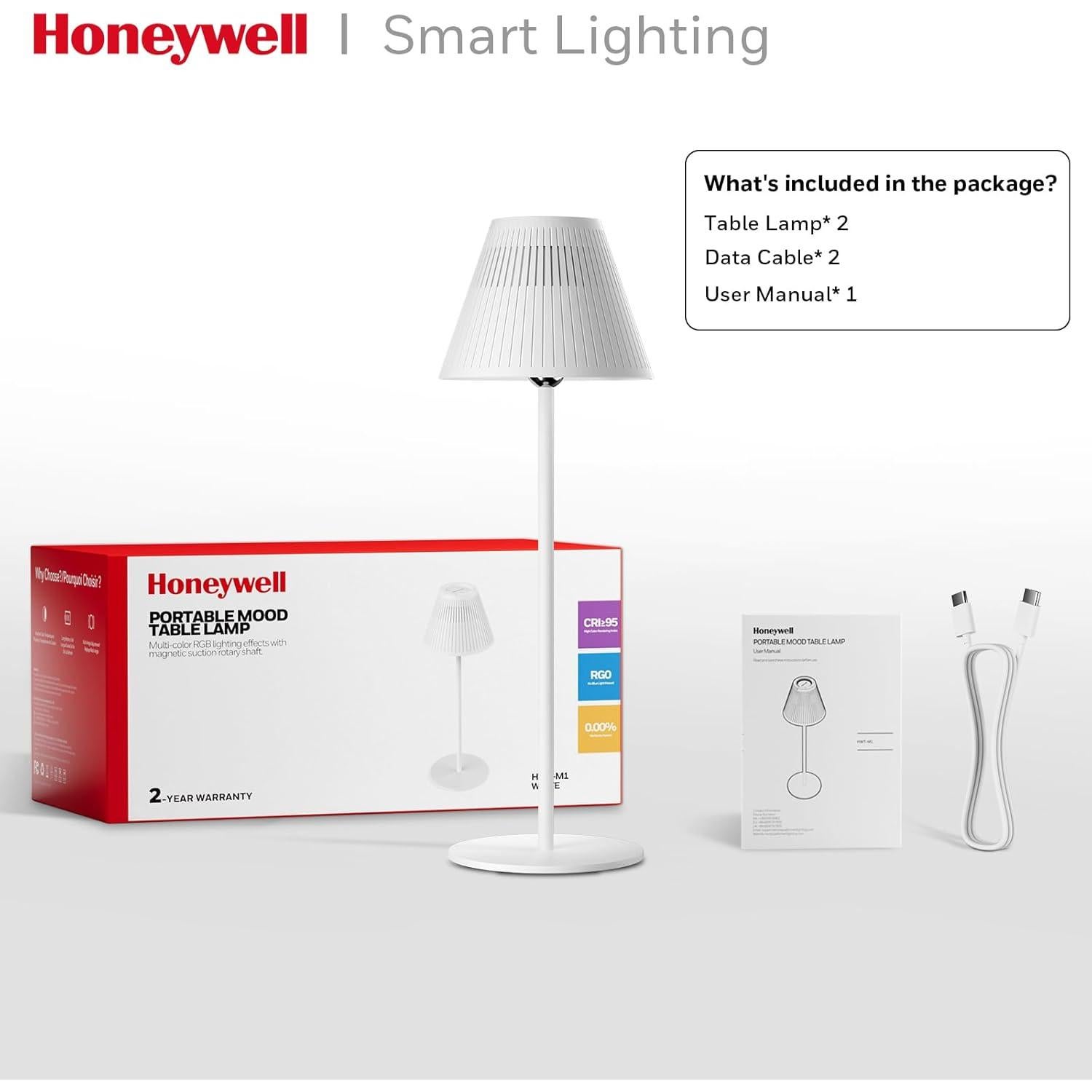 Lámpara de Mesa Inalámbrica Honeywell HWT-M1 5200mAh RGB