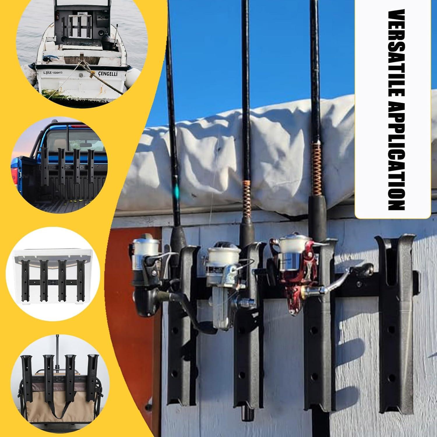 Soporte de Varas de Pesca VEXPLO V-ROD 4 Tubos Ajustable