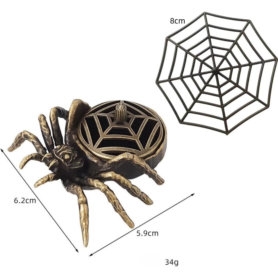 Quemador de Incienso Mini KKpxafl en Forma de Araña - 2 Piezas