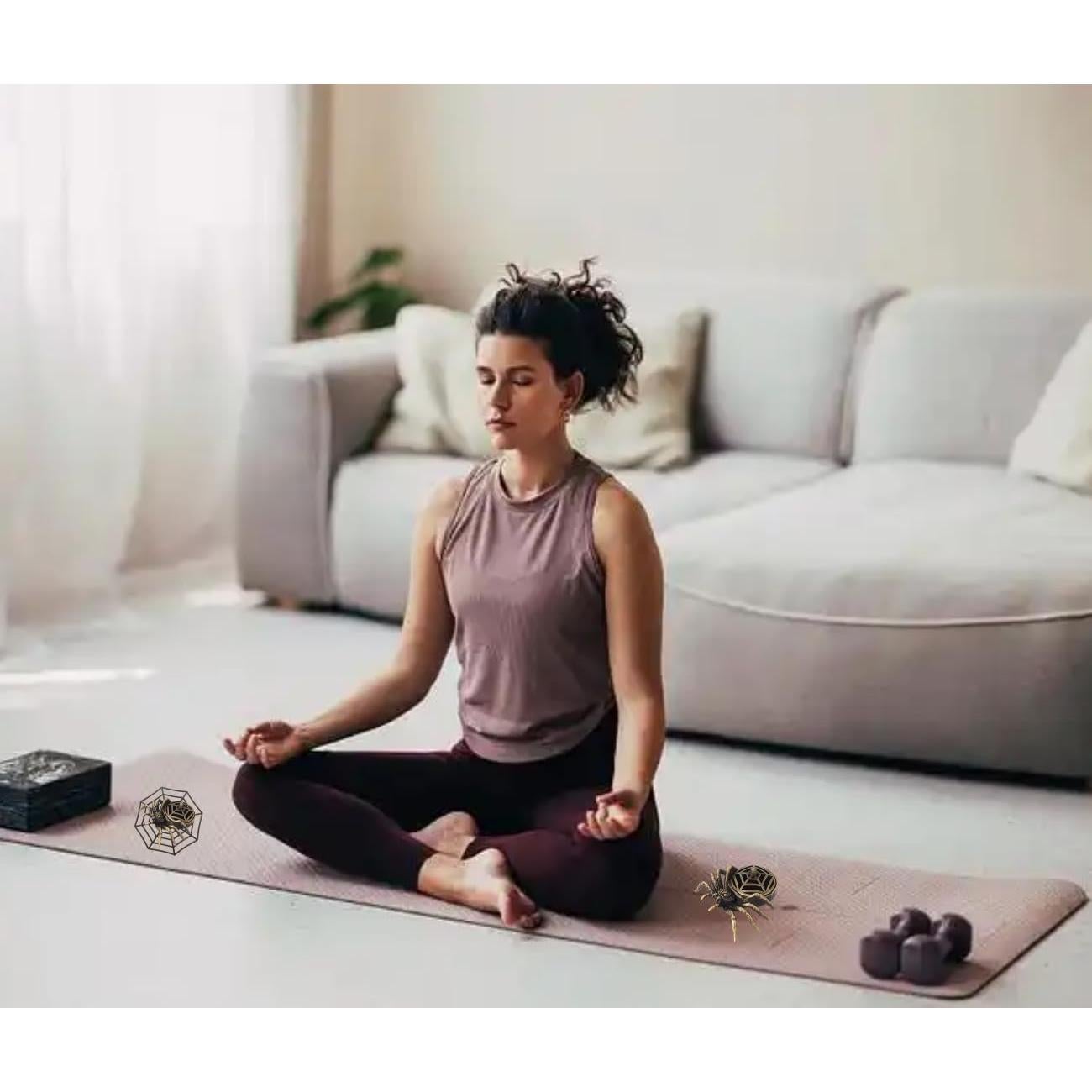 Quemador de Incienso Mini KKpxafl en Forma de Araña - 2 Piezas