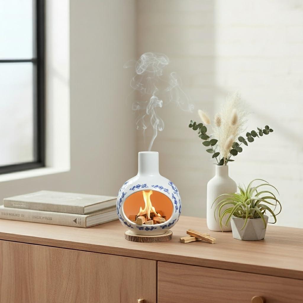 Soporte de Palo Santo Cerámica Youmtool 12.7cm Hecho a Mano