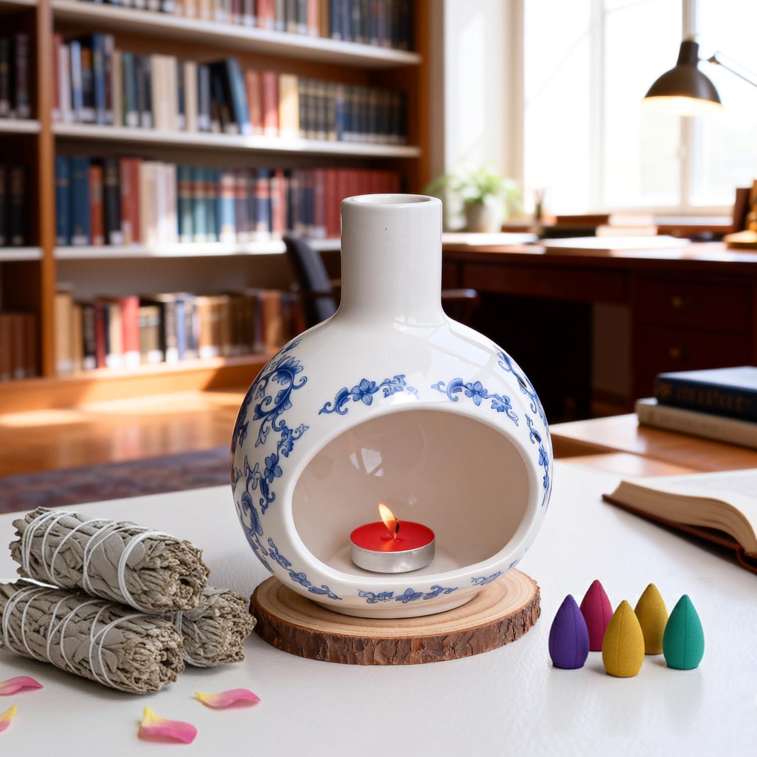 Soporte de Palo Santo Cerámica Youmtool 12.7cm Hecho a Mano