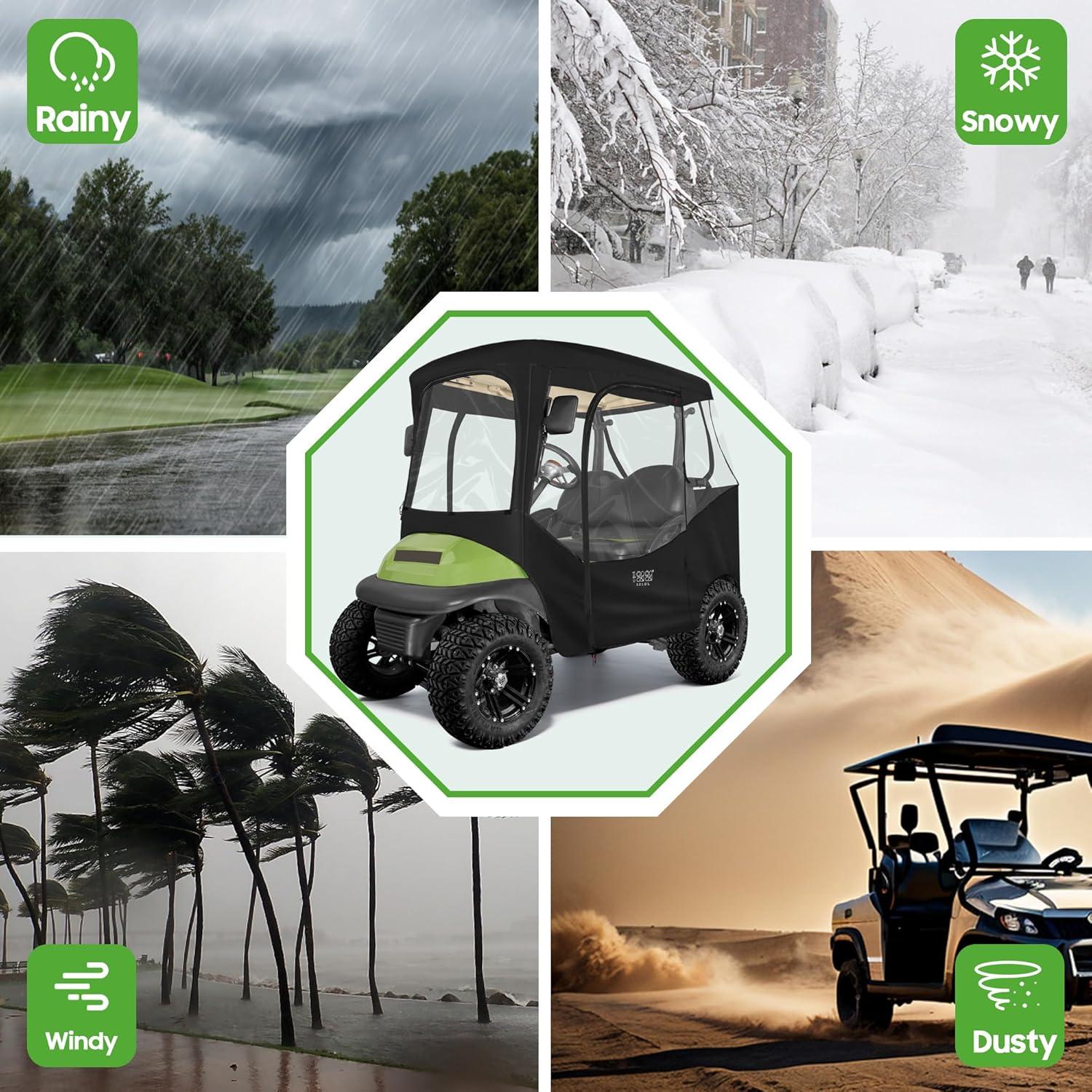 Cubierta Enclosure 10L0L para Carro de Golf 2 Pasajeros